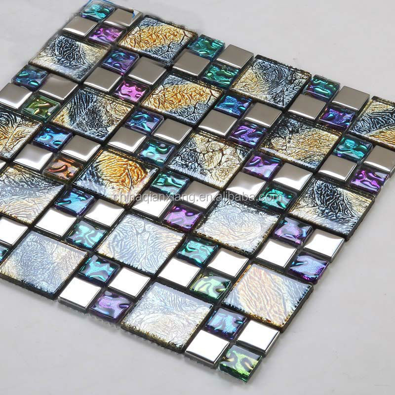 backsplash mirror glass mosaic tile,wall crystal decorative tile