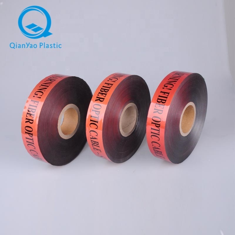 100/150mm X 300m X 4mil / 5mil Underground Cable Marking Caution Tape,Barricade Warning Detectable Tape Middle East Saudi Arabia