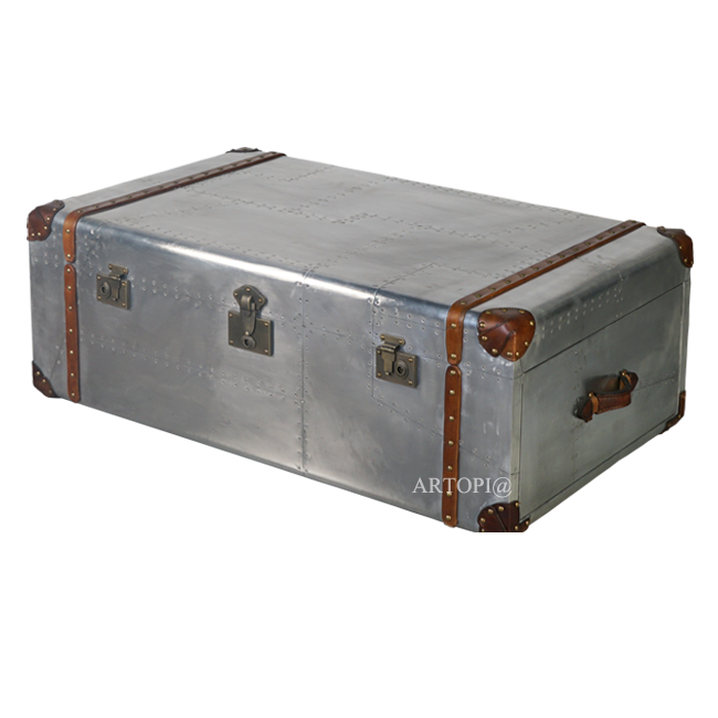 Factory supply high capacity storage trunk bins aluminum storage boxes