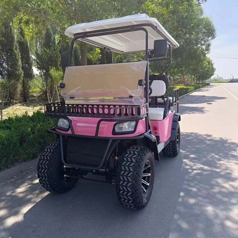 Pink golf carts electric