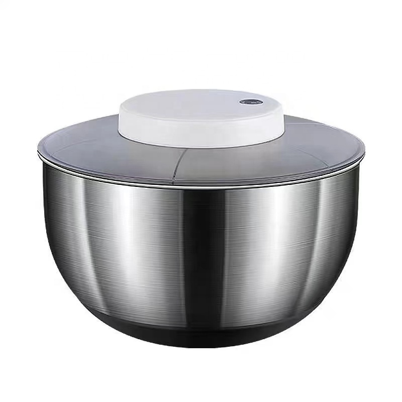 Wholesale Stainless steel salad spinner slicer fruit and vegetable tool electric salad spinner