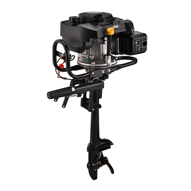 New 4 Stroke 7.5HP Electric Start Air-Cooled Diesel Outboard Motor for Fishing Boats