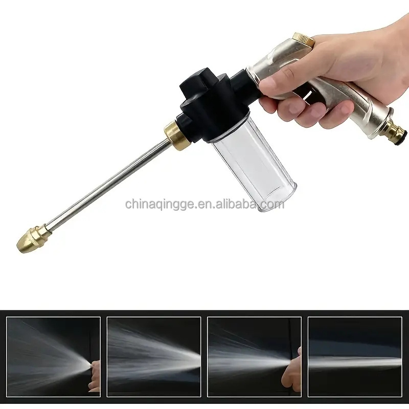 plastic bottle long nozzle Car Wash High Pressure Water Guns Water Gun Hose Nozzle Garden Tools Set Car Wash Foam Water Gun