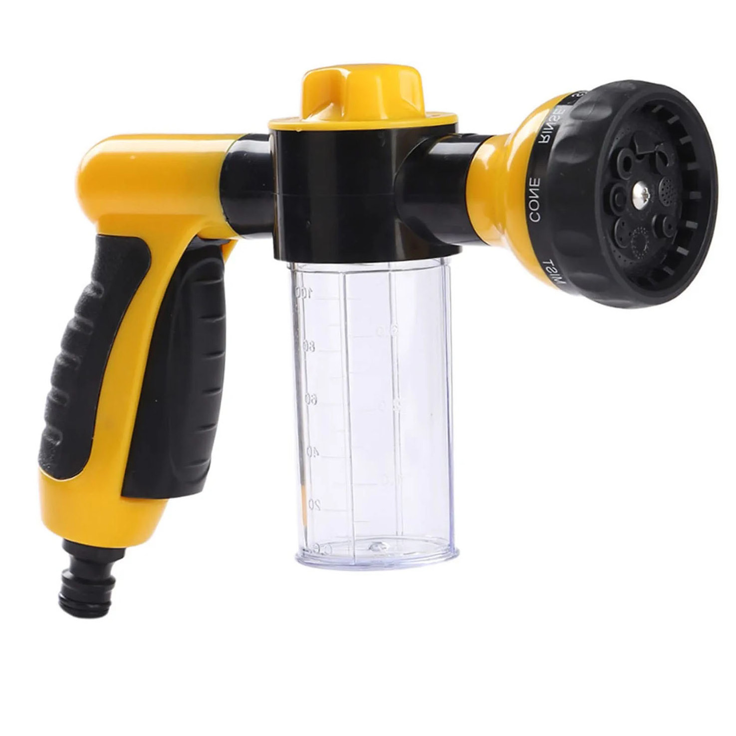 Garden Hose Foam Water Gun Soap Dispenser Nozzle Car Wash Foam Sprayer Nozzle Spray Gun Soap Bottles with Foam Sprayer Car Wash