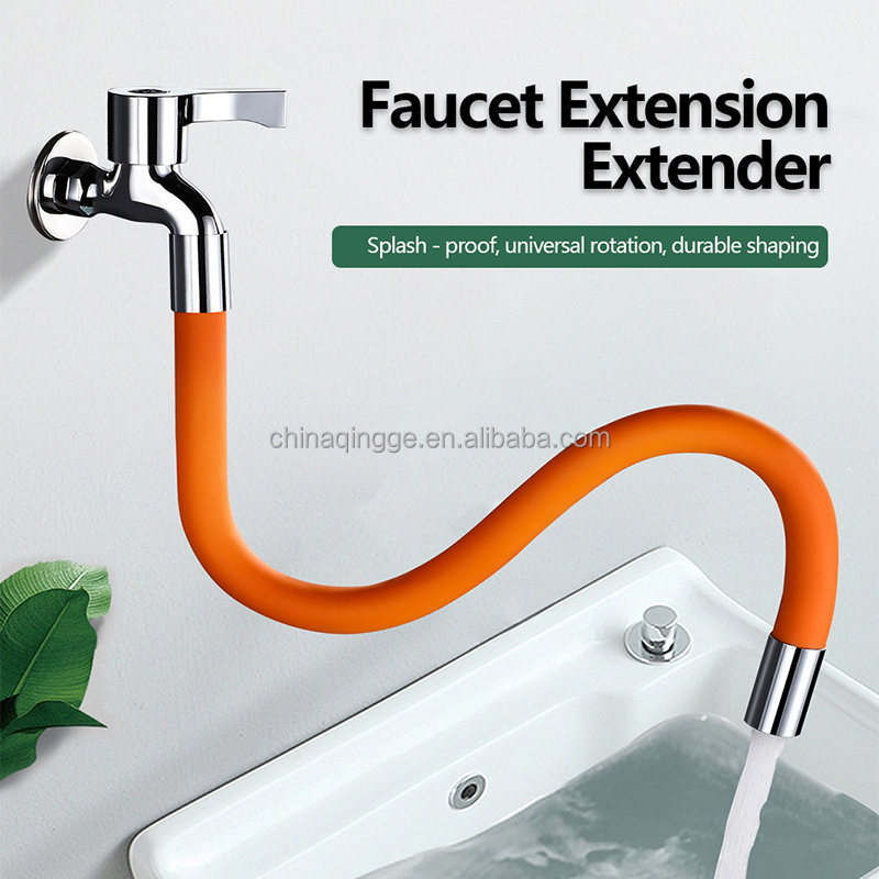 Factory Kitchen Tap Faucet Extender Hose 360 Degree Rotation Bending Garden Hose Sink Faucet Extender Hose Basin Extension Tube