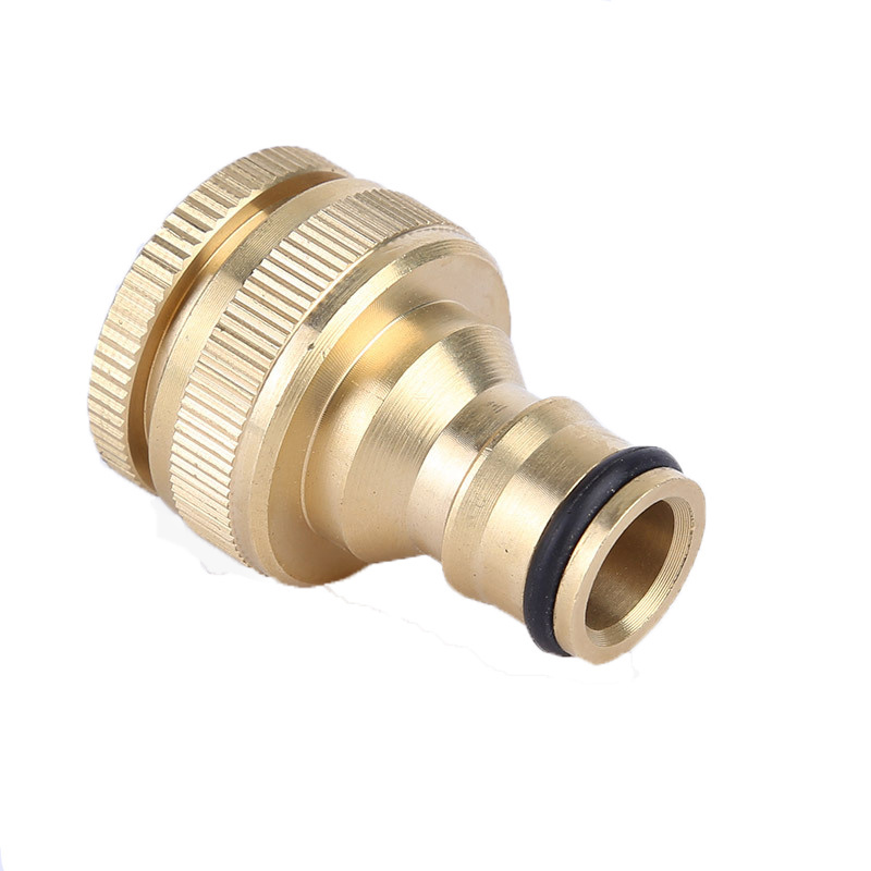 Factory Brass Garden Hose Connector Quick Coupling Universal Faucet Tap Adapter Fitting Durable Heavy Duty Garden Hose Connector