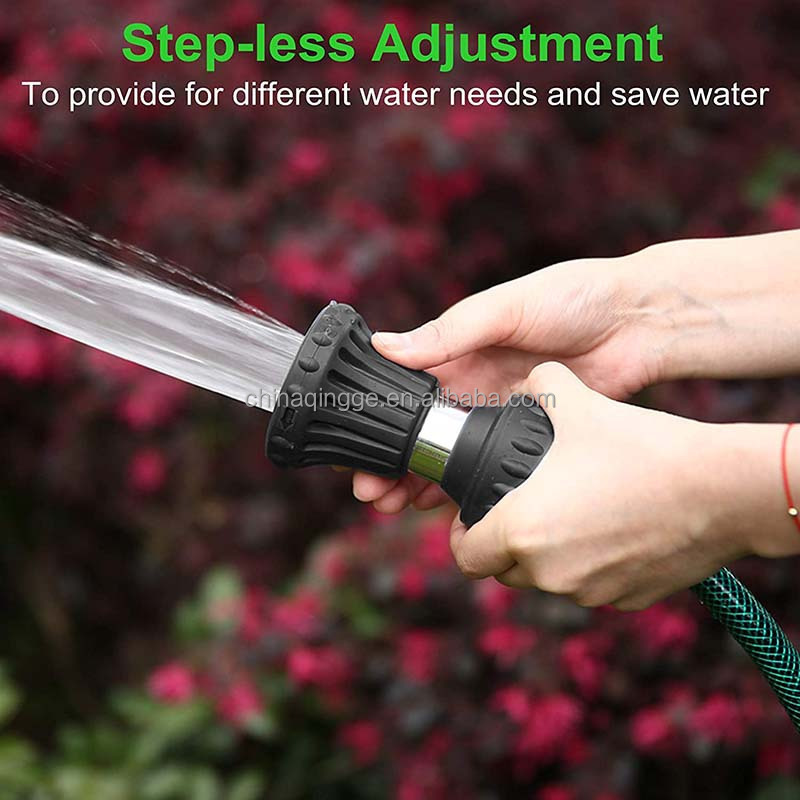 Heavy Duty Garden Hose Spray Nozzle Fireman Style Watering Sprayer Sprinkler Car Washing Brass High Pressure Garden Hose Nozzle