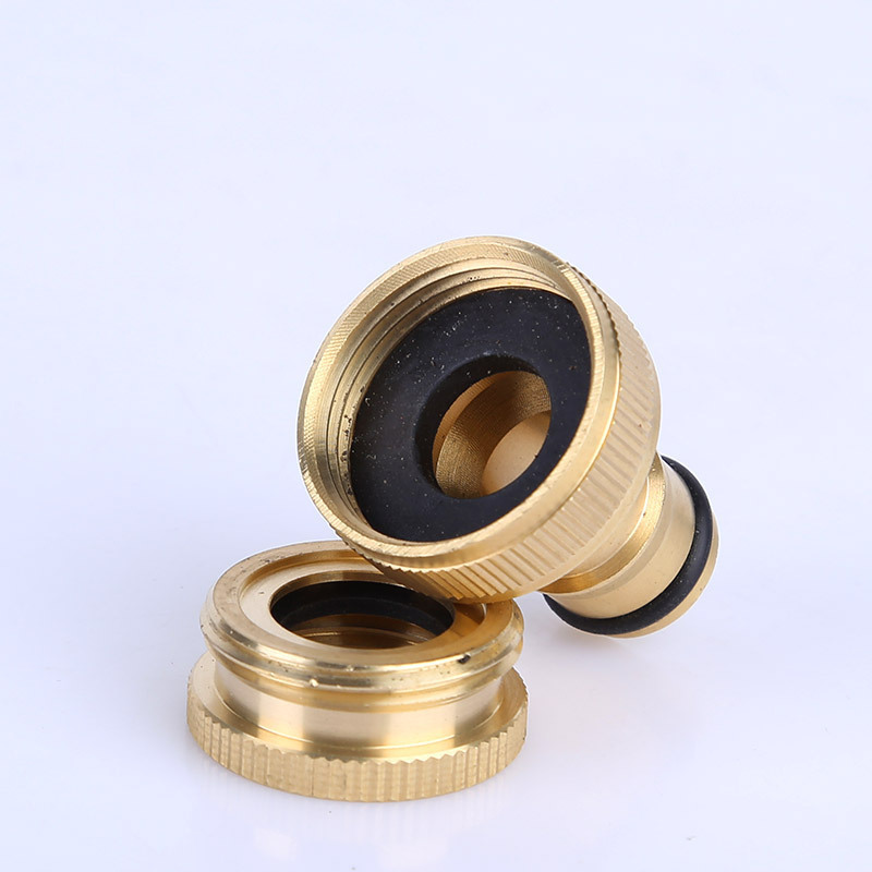 Factory Brass Garden Hose Connector Quick Coupling Universal Faucet Tap Adapter Fitting Durable Heavy Duty Garden Hose Connector