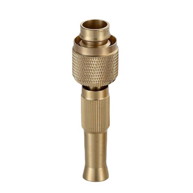 Wholesale Brass Garden Hose Nozzle Water Metal Sprayer with Garden Hose Connector Durable Metal High Pressure Garden Hose Nozzle