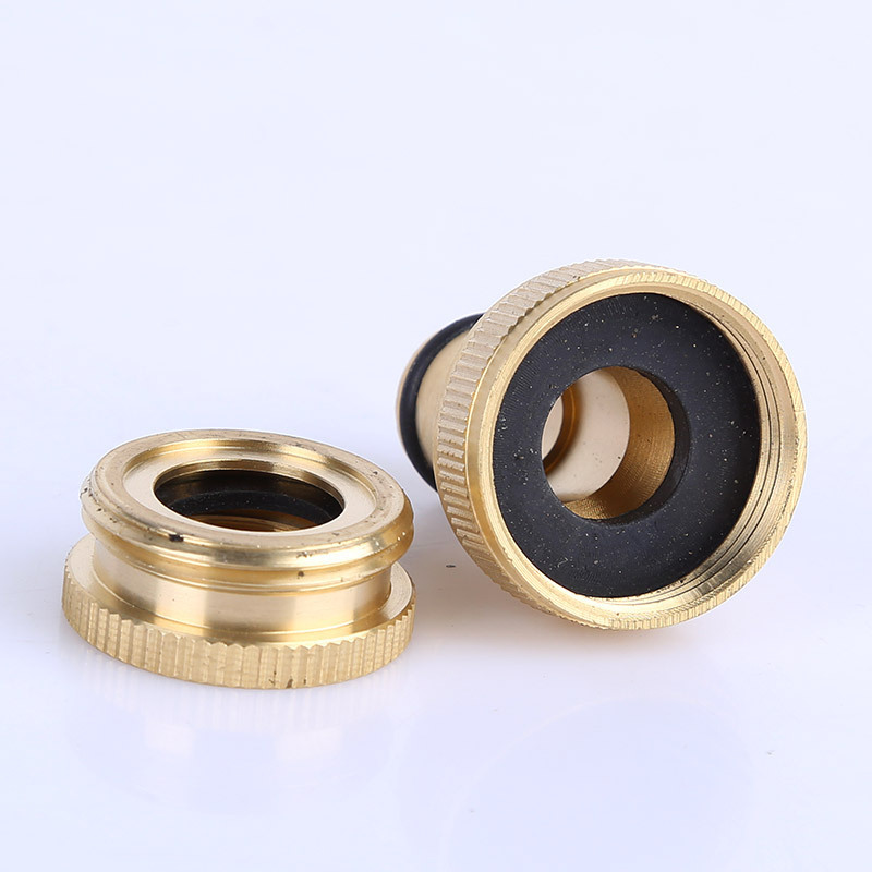 Factory Brass Garden Hose Connector Quick Coupling Universal Faucet Tap Adapter Fitting Durable Heavy Duty Garden Hose Connector