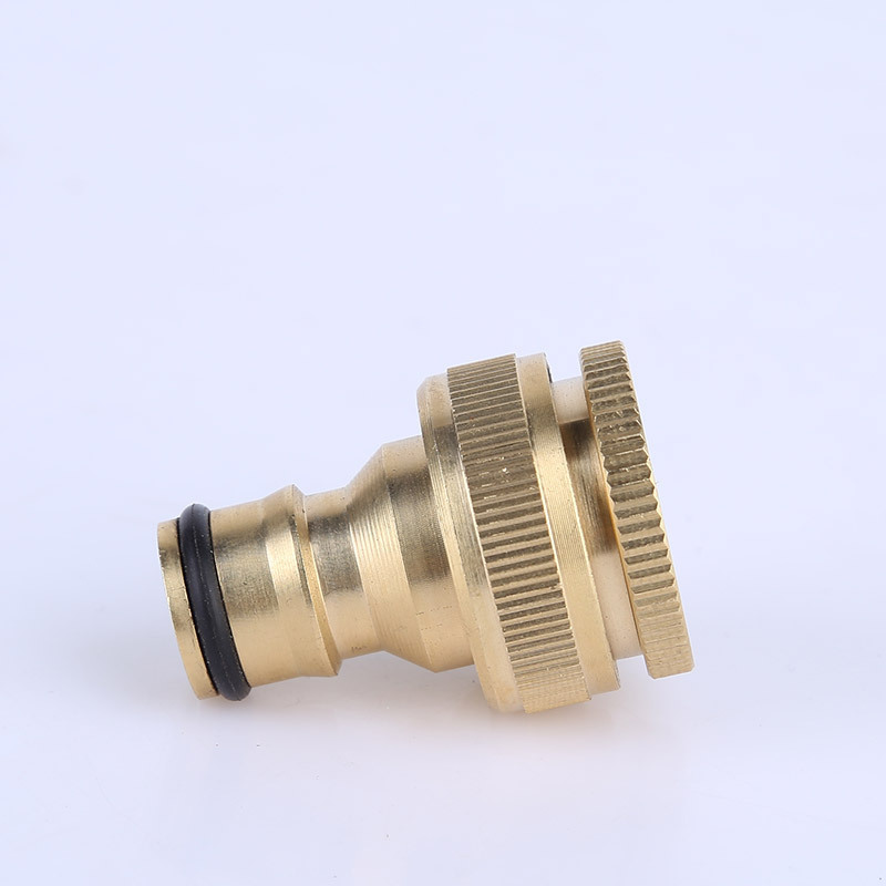 Factory Brass Garden Hose Connector Quick Coupling Universal Faucet Tap Adapter Fitting Durable Heavy Duty Garden Hose Connector