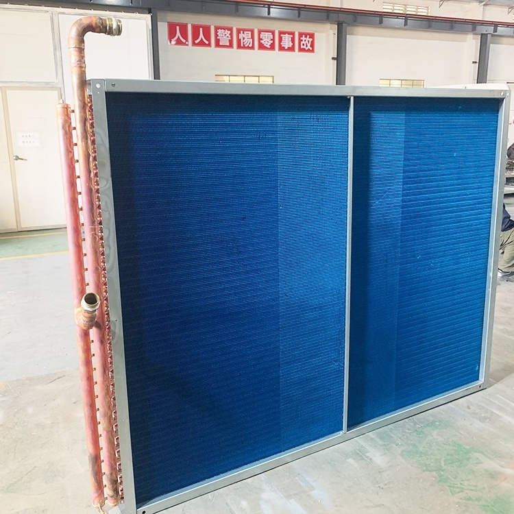 Air conditioning unit surface cooler water-cooled air conditioning radiator copper tube aluminum fin condenser