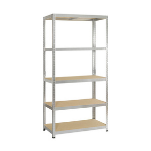 Heavy duty metal 5 tier adjustable steel shelving storage rack shelves