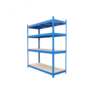 Storage Shelf Rack Easy Install 4 Layers Metal Customizable Steel shelving