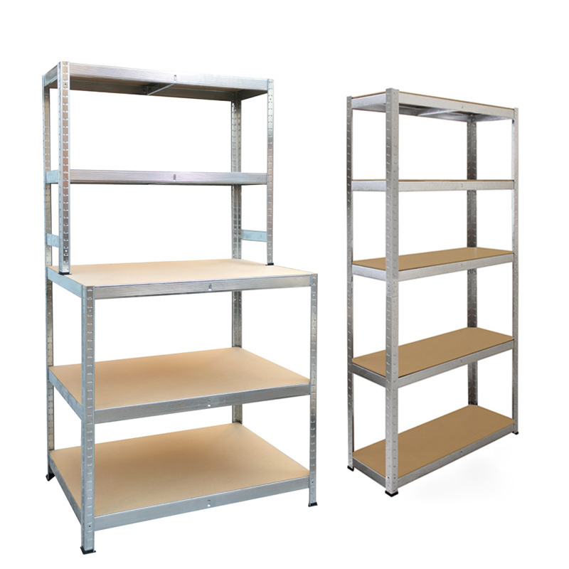 warehouse perforated metal shelving