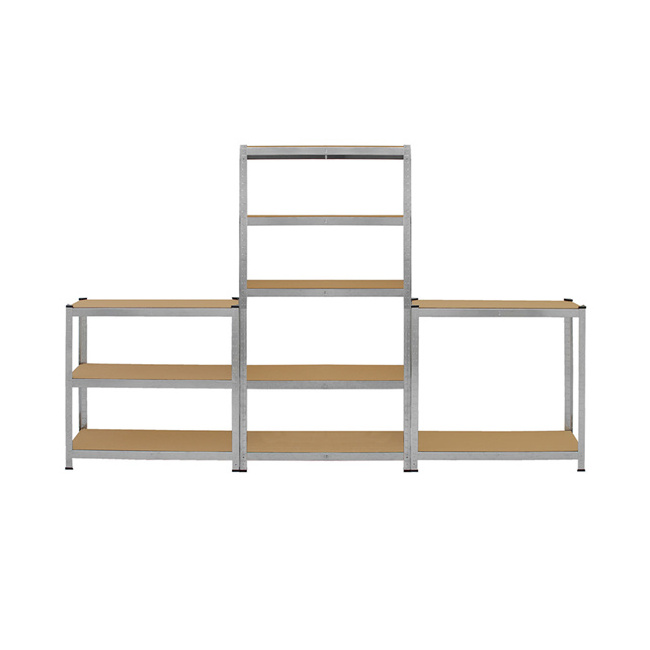 warehouse perforated metal shelving