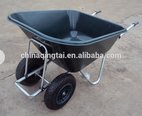 Heavy duty construction chinese two wheel wheelbarrow