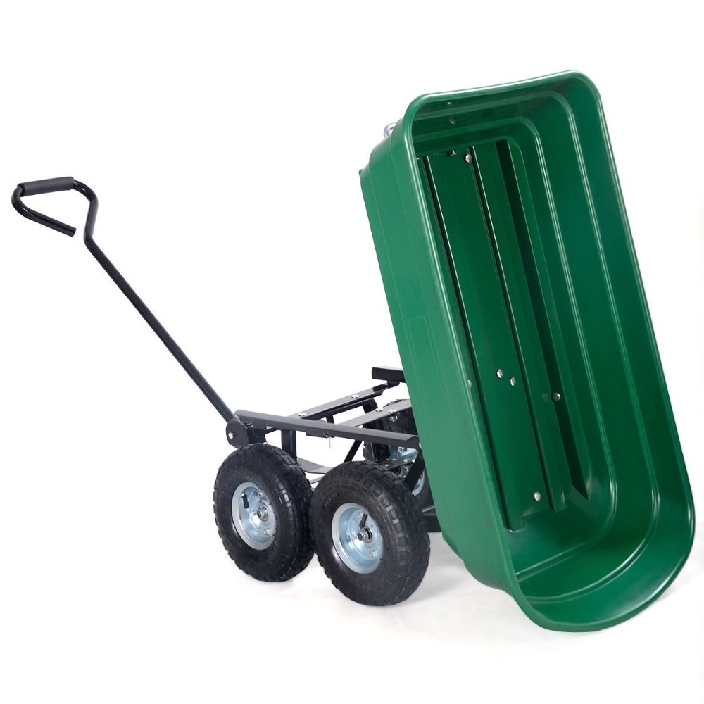 Easy assembly tool cart garden cart with 4 wheel beach wagon