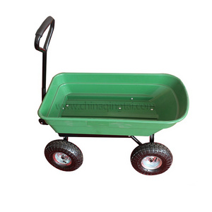 Easy assembly tool cart garden cart with 4 wheel beach wagon