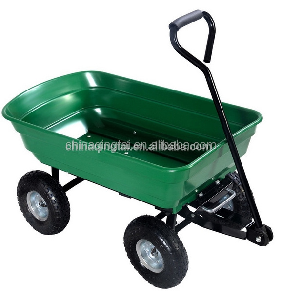 Easy assembly tool cart garden cart with 4 wheel beach wagon