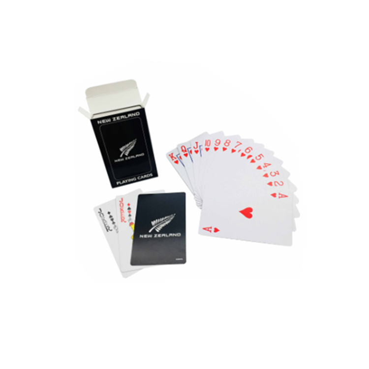 Playing Cards Cardistry Deck Adult Blank Casino Black Paper Sublimation Logo Playing Cards With Customized Design