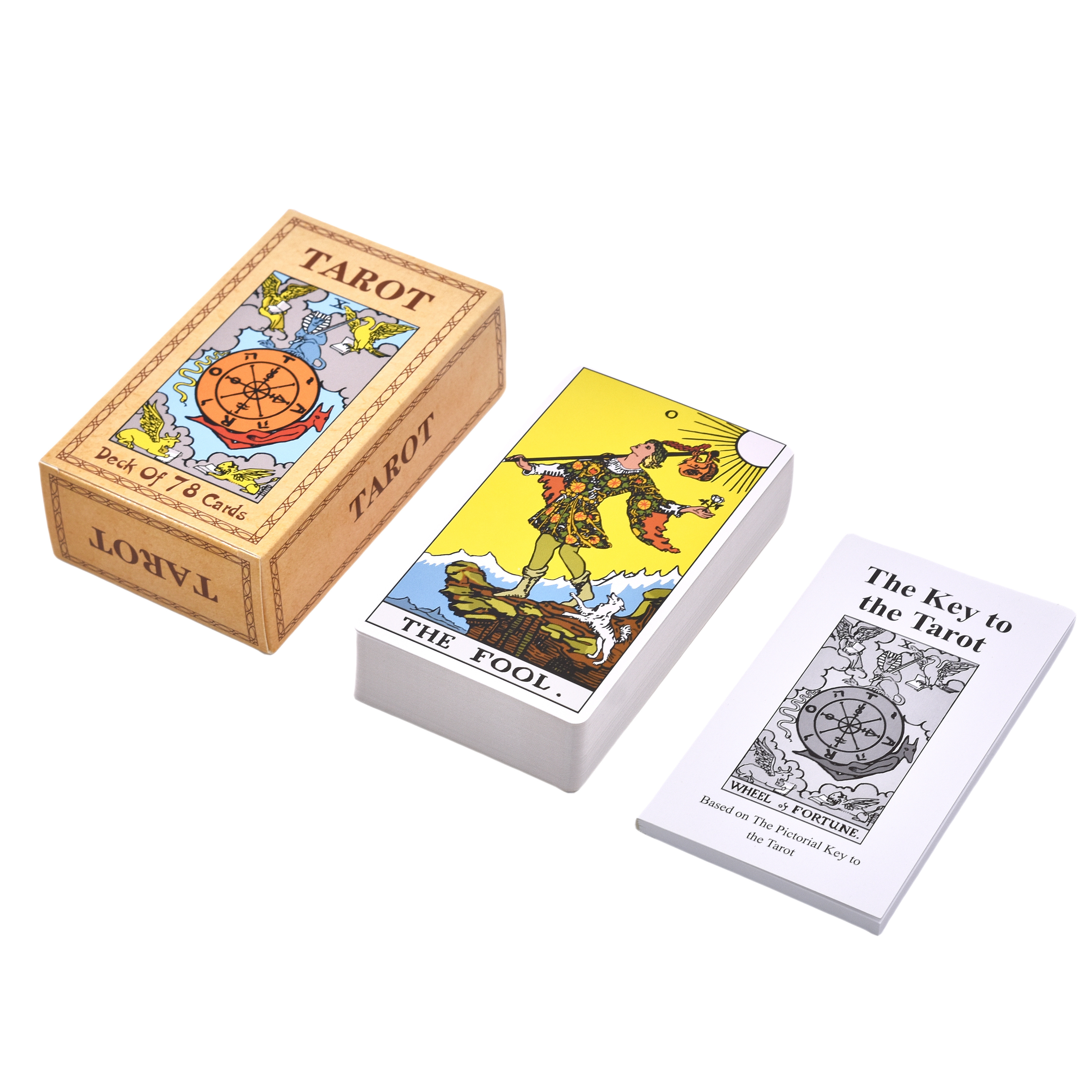 Wholesale High Quality Magic Tarot Cards  Deck Guidance Card Custom Printing Paper  Cards With Book Instruction