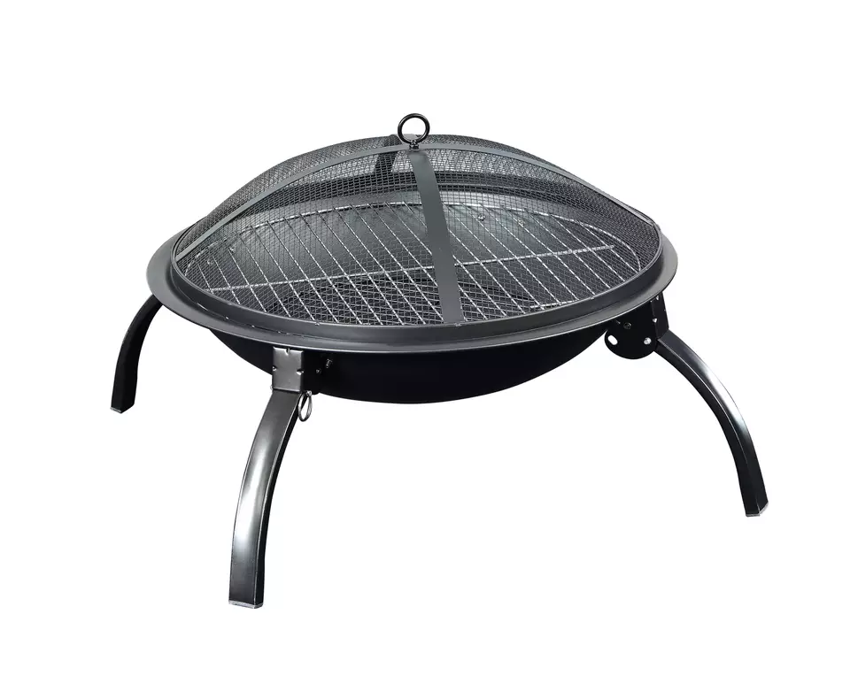 2022 folding fire pit  family outdoor barbecue grill