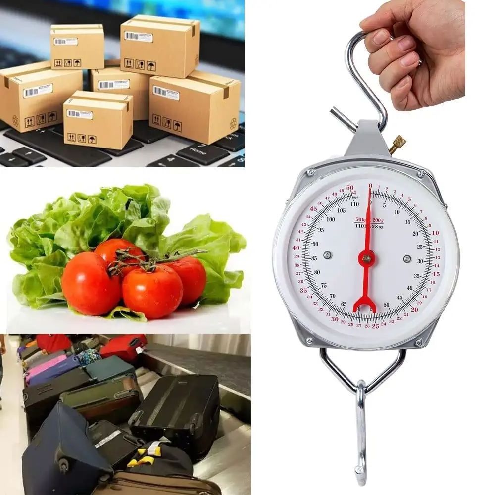 50 kg 100 kg 200 kg 250 kg Manual Hanging Scale Weighing Fish Hook Scale