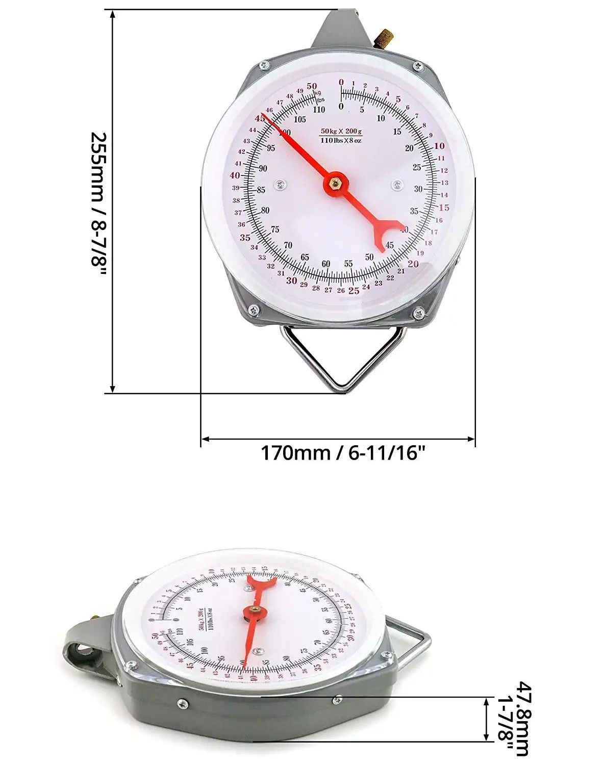 Spring Hanging Dial Baby Scale Mechanical Weighing Scale with Pants