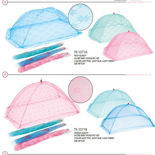 foldable Baby mosquito net Colorful umbrella Crib Netting