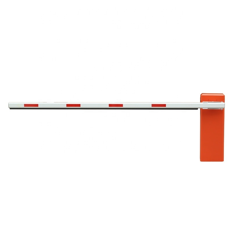 Solar Power Parking Lot Barrier Gate, 6 Meter Barrier Gate with Straight Boom Road Gate Barrier for Packing Access control