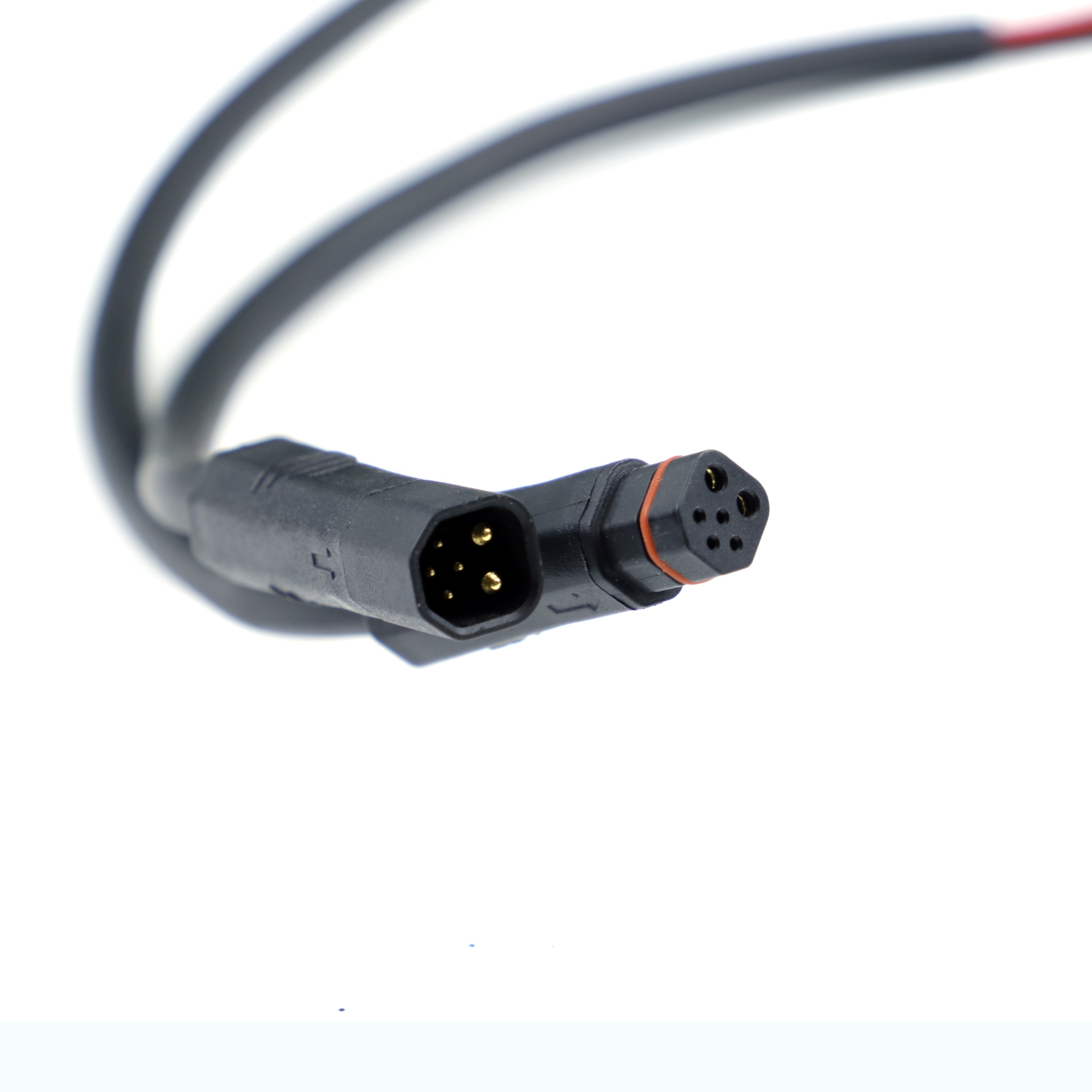 IP68 Connector Rubber Jacket and Industrial Application LED waterproof rubber cable