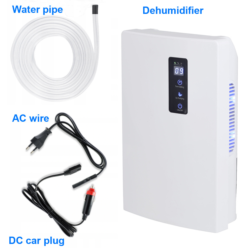 Manufacturer 2L tank moisture absorber drying machine 220V 50Hz for sale desumidificador basement LED touch display dehumidifier