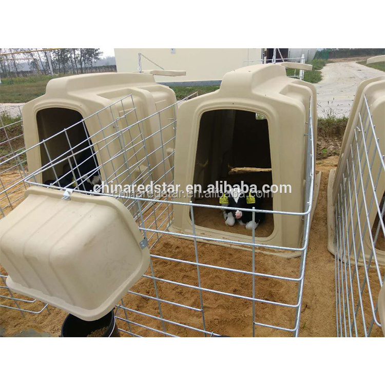 Portable cattle equipment calf hutch