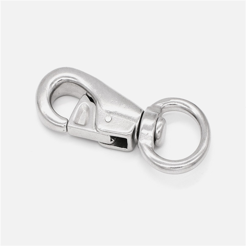 Stainless Steel 304 Outdoor Backpack Buckle Hook Pet  Double Ended Bolt Snap Hook