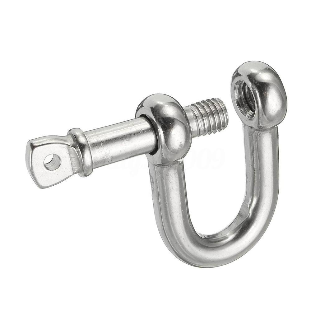 Shackle  Stainless Steel 316  8mm D Shackle