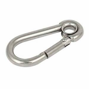 Carabiner Multi Tool Stainless Steel M5 Ringing Metal Hook Spring Snap Hook