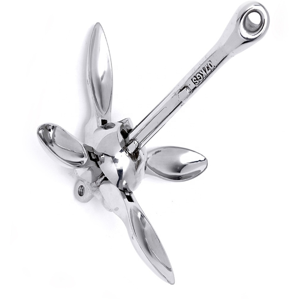 Heavy Duty Stainless Steel 316 Boat Folding Anchor