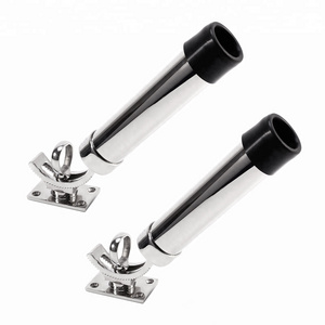 Stainless steel marine bimini top fishing rod holder outrigger rod holder boat rod holder