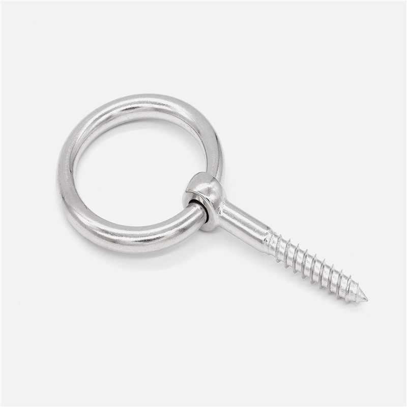 Stainless steel  304  eye bolt with double washer and nut