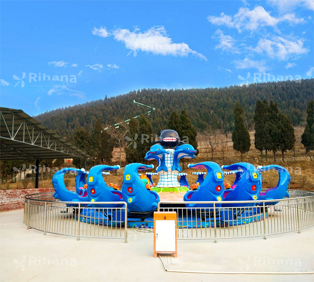 2023 Popular New Theme Rotating Shark Island Amusement Equipment for Sale