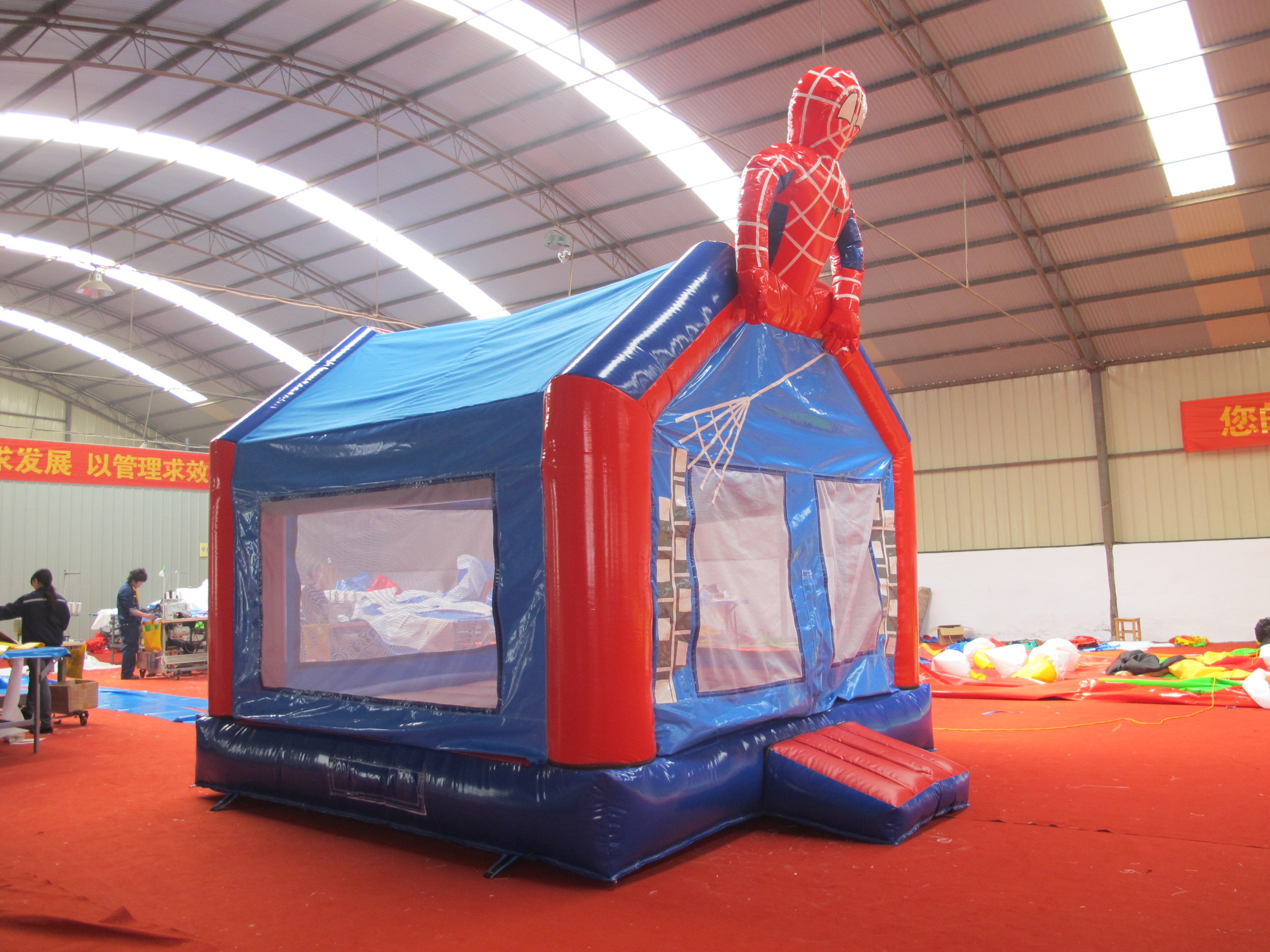 Small Children Jumping Products Outdoor Palm Tree Inflatable Trampoline Bouncy Castle For Home For Restaurant