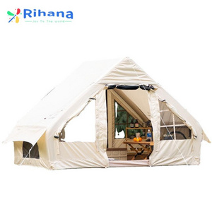 2024 Hot Sale 3-4 Person Glamping Inflatable Camping Tent Inflatable Tent Outdoor Camping Waterproof Family Tent