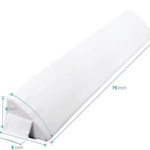 Factory Supply Bed Wedge Gap Filler Memory Foam Wedge Pillow For Headboard Gap Mattress Gap Filler