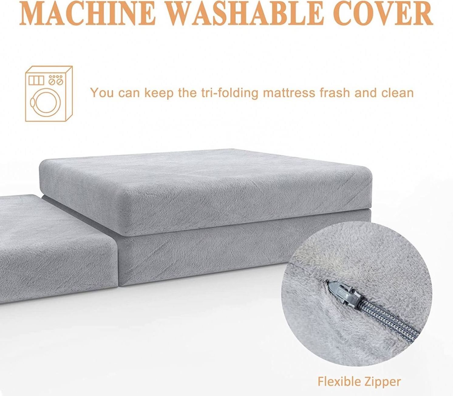 Portable Guest Bed Folding Mattress Folding Sofa 4