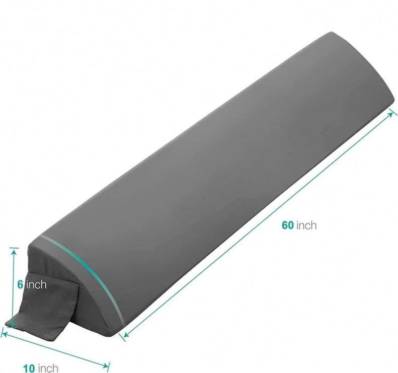 Headboard Pillow Mattress Wedge Bed Gap Filler Between Mattress and Headboard