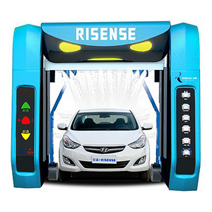 Risense full automatic 360  touch free no touch touchless car wash machine with wheel brush and air dryer