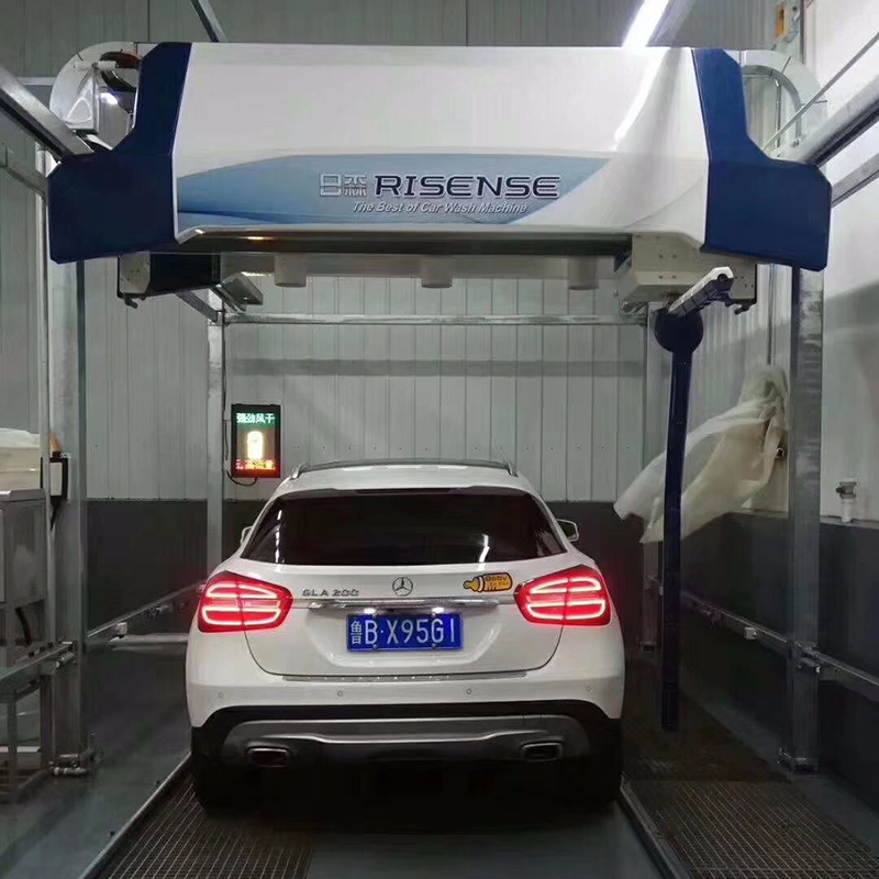 Risense no contact touchless touch free 360 carwash machine automatic car wash with air dryer