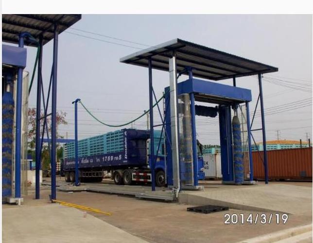 Fully Automatic Drive Through Bus and Truck Wash Machine Risense CB-730/High Pressure AutomaticTruck Wash equipment