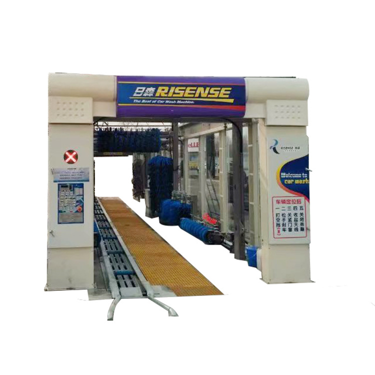 Risense best commercial tunnel full automatic car wash station washing machine for car wash price with air dryer